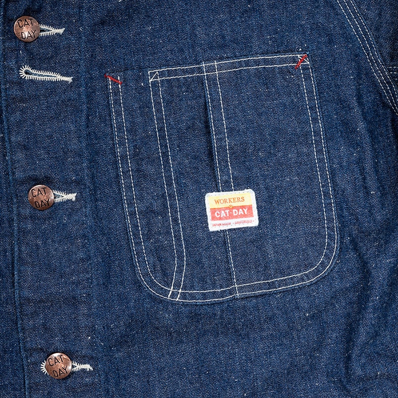 WORKERS/ワーカーズ CAT DAY Coverall, 9.5 oz Indigo Denimの通販